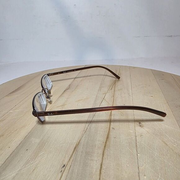 Ray-Ban RB 6103 2511 Rectangle Brown Eyeglasses Frame 51-17-140 Frames Only - Picture 3 of 8